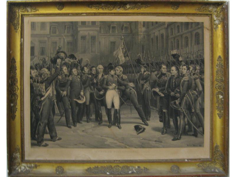 IMPORTANTE GRAVURE en noir