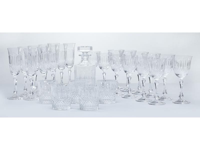 SERVICE DE VERRES en cristal de Lorraine...