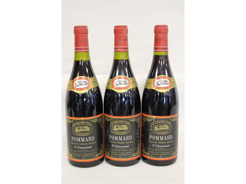 3 Blles POMMARD, mise F. Chauvenet, 1985