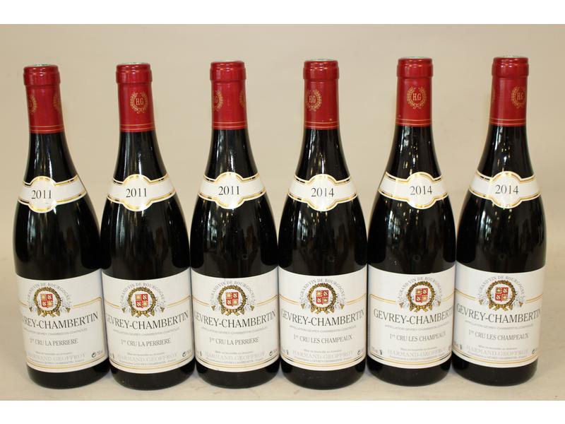 Lot de 6 blles mise Harmand-Joffroy comp...