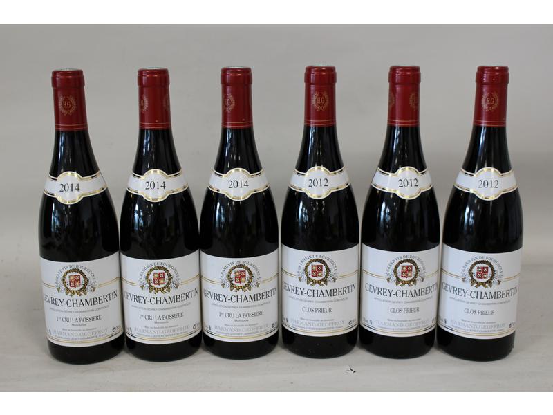 Lot de 6 blles, mise dom. Harmand-Joffroy...