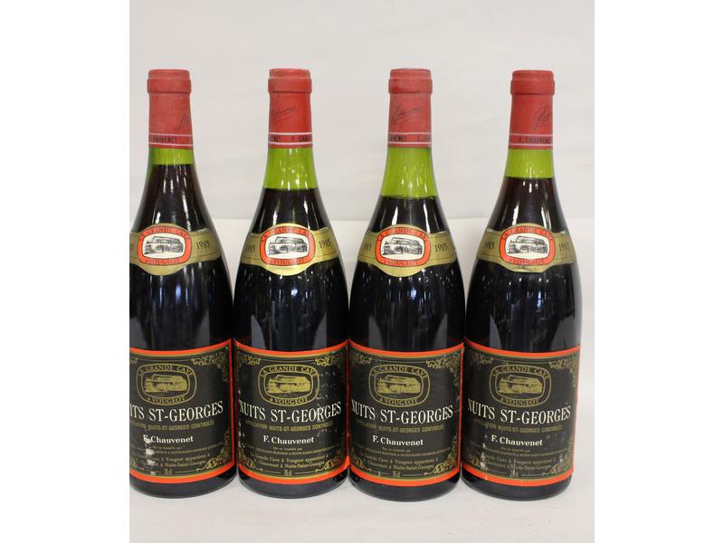 4 Blles NUITS-SAINT-GEORGES, mise F. Chauvenet,...