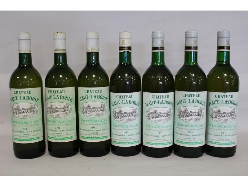 7 Blles CH. HAUT LABORIE Bordeaux blanc