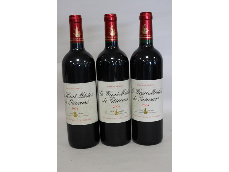 3 Blles LE HAUT MÉDOC DE GISCOURS Haut Médoc...