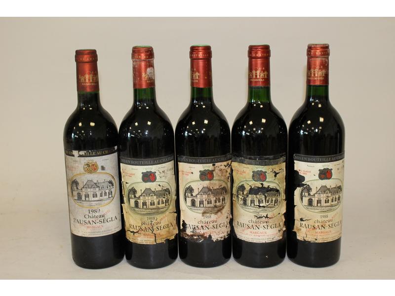 5 blles CH. RAUZAN SEGLA, Margaux, GCC: 1...
