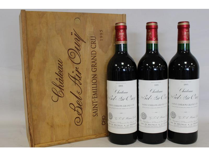 3 Blles CH. BEL AIR OUY Saint-Emilion GC...