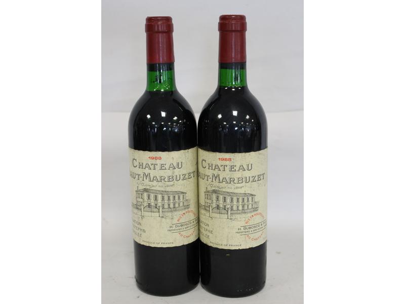 2 Blles CH. HAUT MARBUZET Saint-Estèphe ...