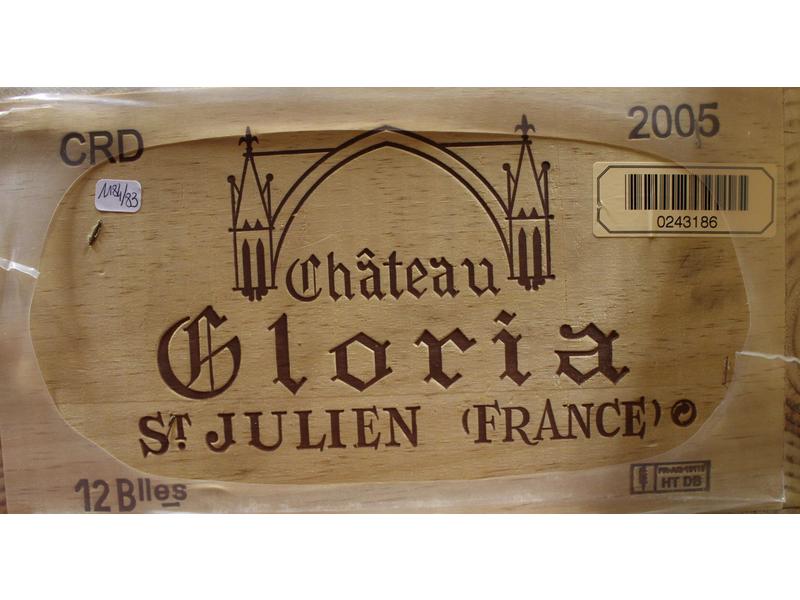 12 Blles CH. GLORIA, Saint-Julien, 2005.