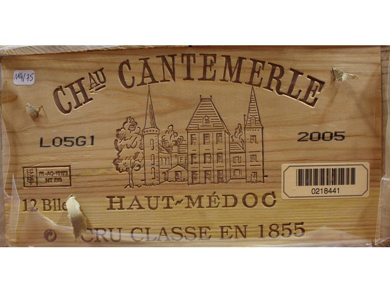 12 Blles CH. CANTEMERLE, Haut-Medoc, GCC,...