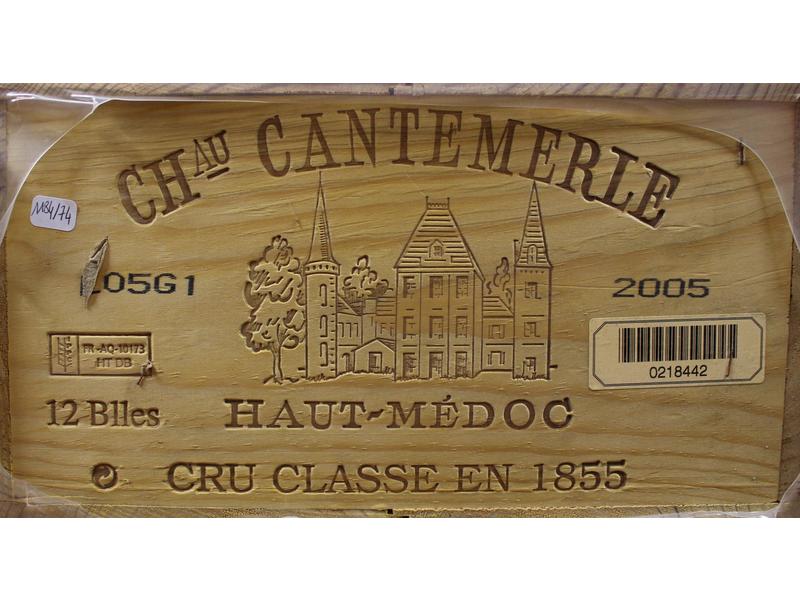 12 Blles CH. CANTEMERLE, Haut-Medoc, GCC,...