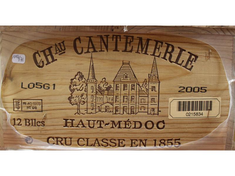 12 Blles CH. CANTEMERLE, Haut-Medoc, GCC,...