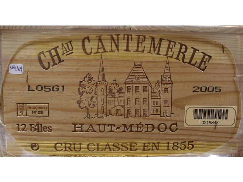 12 Blles CH. CANTEMERLE, Haut-Medoc, GCC,...