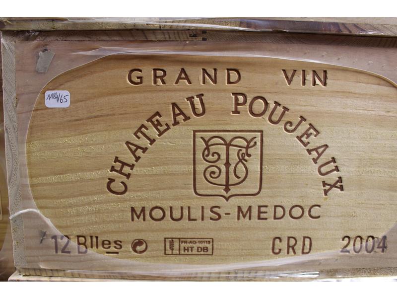 12 Blles CH. POUJEAUX, Moulis, 2004.