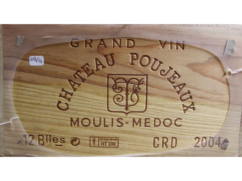 12 Blles CH. POUJEAUX, Moulis, 2004.