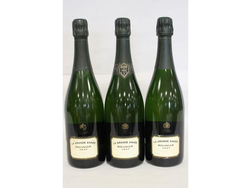 *3 Blles Champagne BOLLINGER La Grande Année...