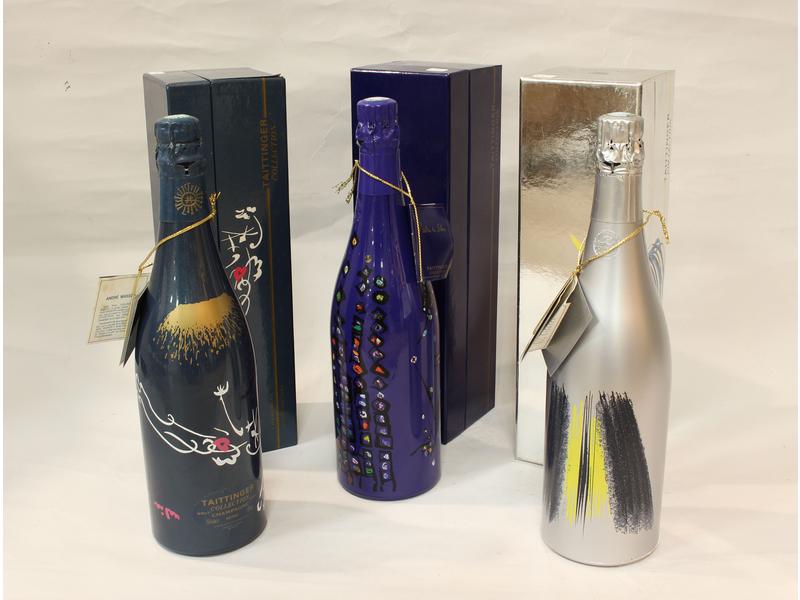 3 Blles de Champagne TAITTINGER Collection,...
