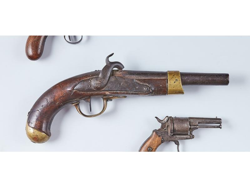 PISTOLET d'arçon modèle An XIII transformé...