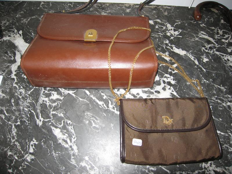 CHRISTIAN DIOR : DEUX SACS A MAIN DE DAME...
