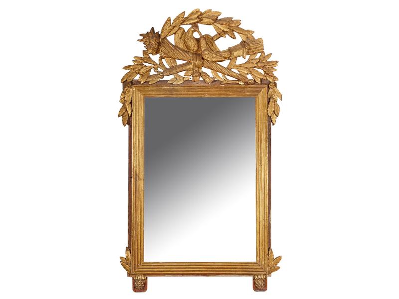 MIROIR rectangulaire dans un cadre en bois...
