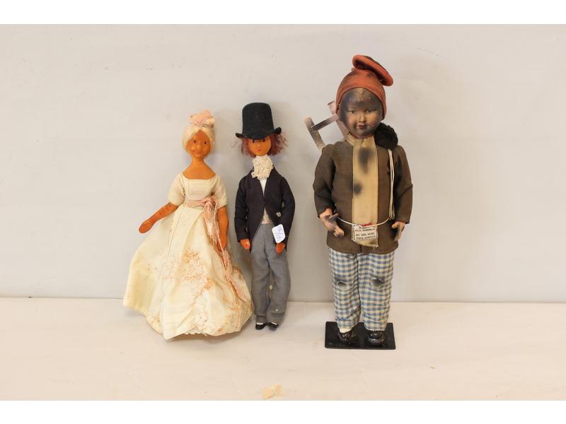 PETIT RAMONEUR en celluloïd (haut. 26 cm...