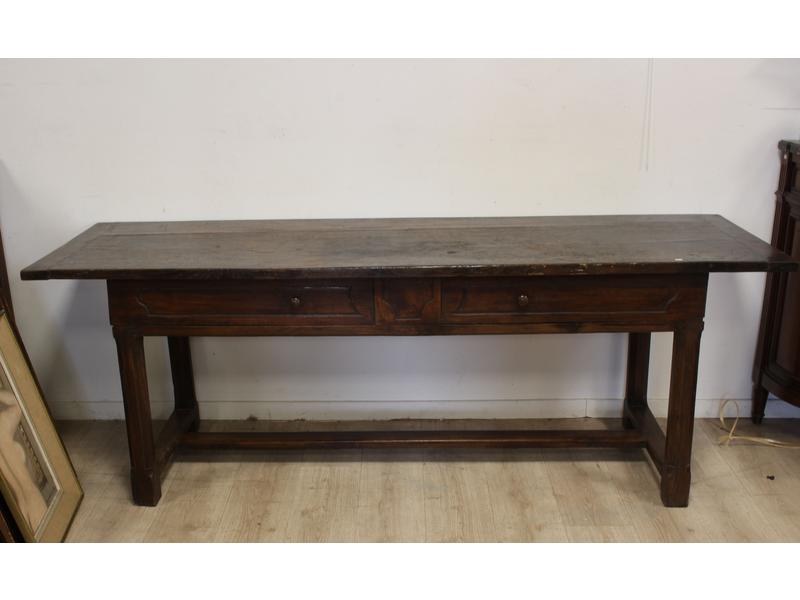 GRANDE TABLE rectangulaire en chêne ouvrant...