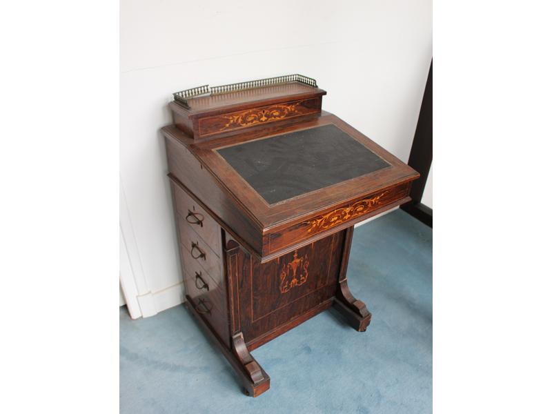 PETIT BUREAU " Davenport " en placage de...