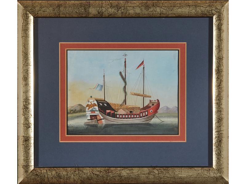 SUITE DE DIX GOUACHES sur papier représentant...