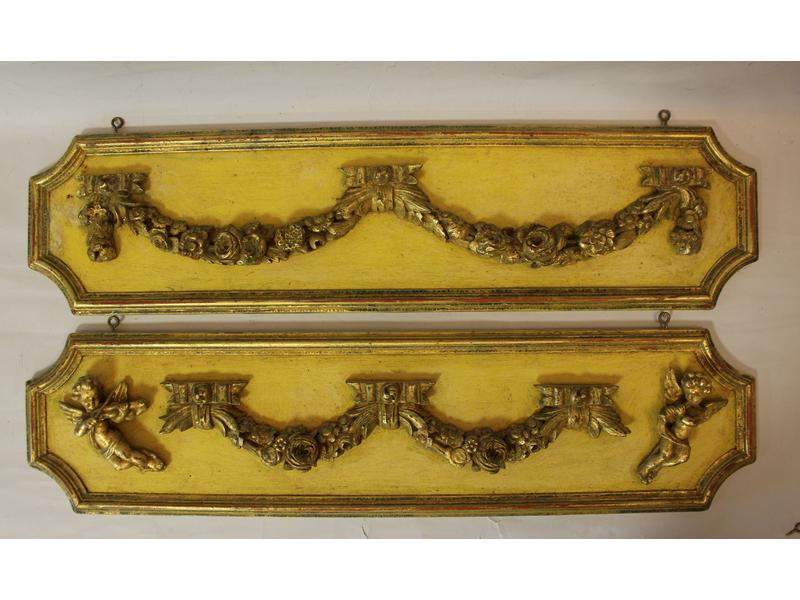 PAIRE DE BOISERIES rectangulaire en bois...