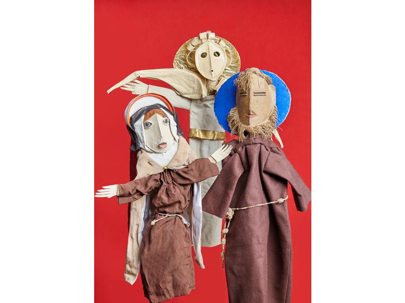 ENSEMBLE DES QUATORZE MARIONNETTES de Marie...
