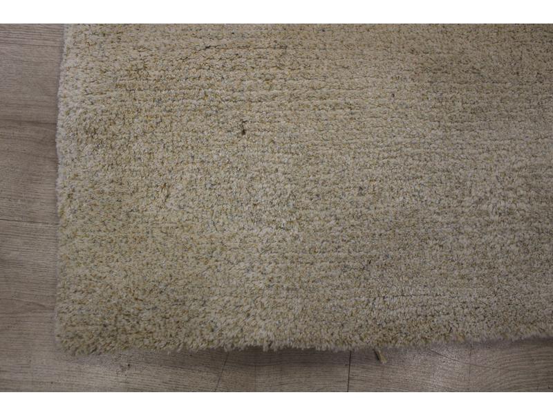 GRAND TAPIS rectangulaire en laine crème...