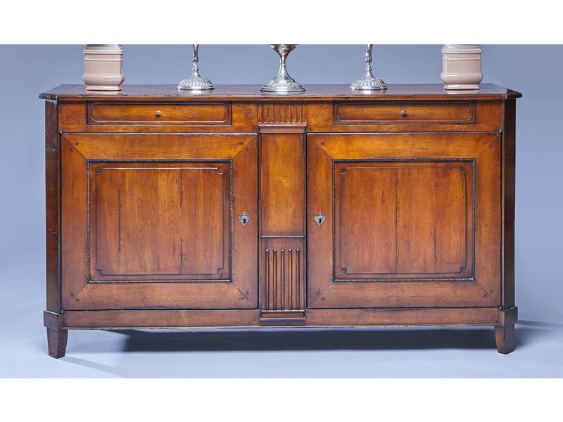 ENFILADE rectangulaire en acajou et placage...