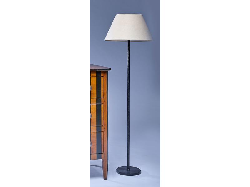 LAMPADAIRE à fût tressé (Haut. 120 cm) et...