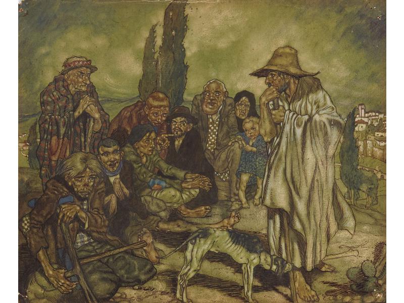 Attribué à Ignacio ZULOAGA (1870-1945)