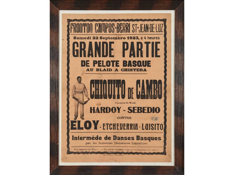 GRANDE PARTIE DE PELOTE BASQUE AU BLAID A...
