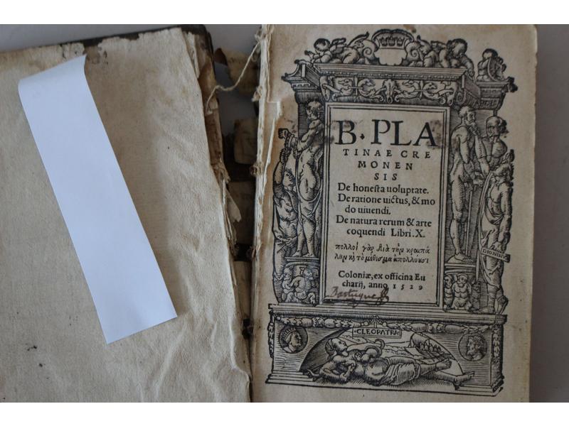 PLATINA (B.), B. Platinae cremonensis de...
