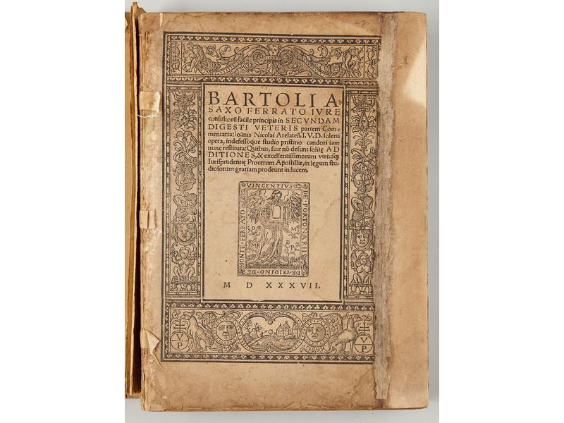 BARTOLE, Bartolia saxoferrato iure…Lyon,...