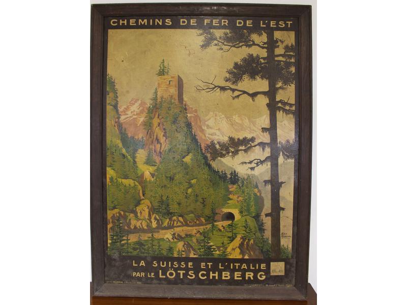 TROIS AFFICHES litographiées sur carton pour...