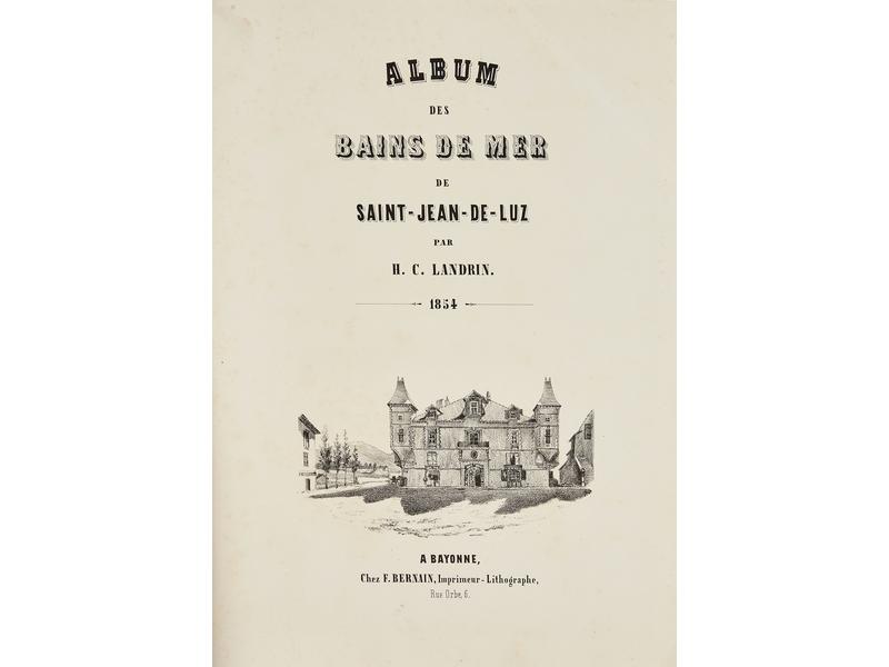 LANDRIN, Album des bains de mer de Saint-Jean-de-Luz....