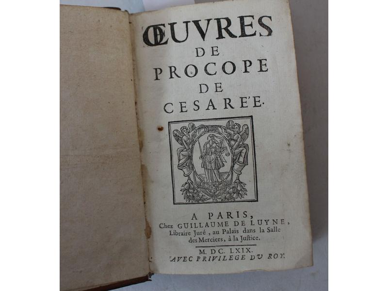 PROCOPE de Césarée, Œuvres. G. de Luyne,...