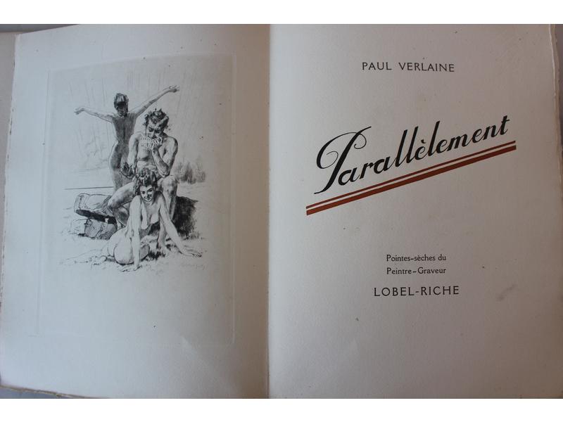 P. VERLAINE, Parallèlement, pointes-sèches...