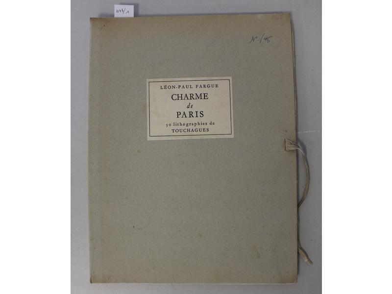 L. P. FARGUE, Charmes de Paris, ed. Denoel,...