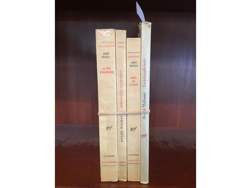 MALRAUX (A.), 4 vol. in-8 brochés en Edition...