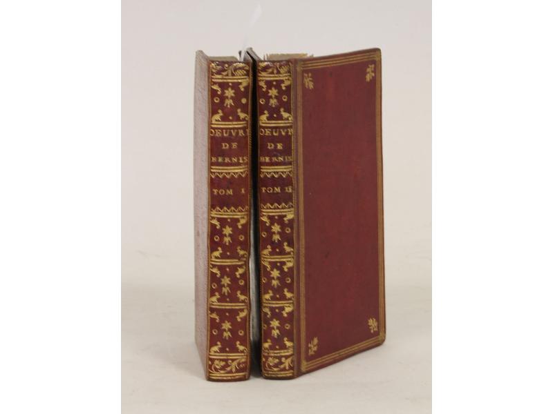 de BERNIS, Oeuvres, Londres, Cazin, 1777...