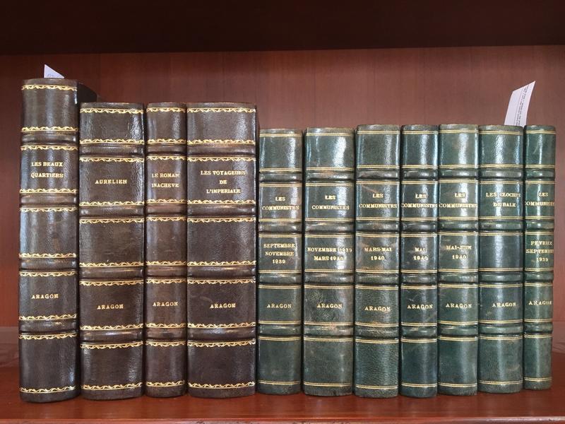 ARAGON (L.),  Réunion de 11 vol. reliés ...
