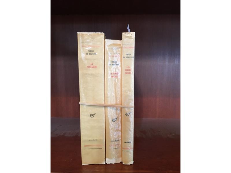 BEAUVOIR (S.), 3 vol. in-8 brochés en édition...