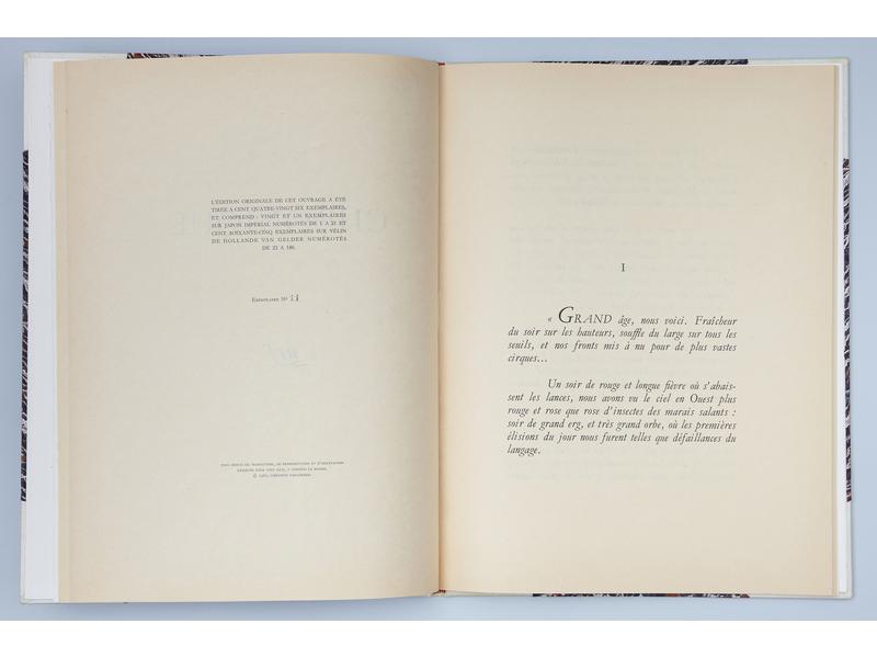 SAINT JOHN PERSE, Chronique. Gallimard, ...