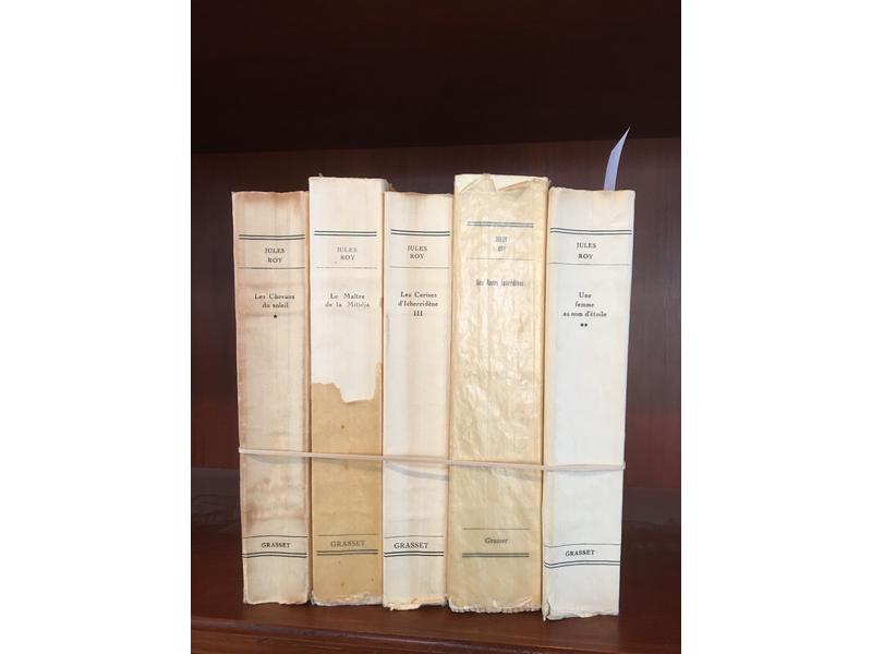 ROY (Jules), 5 vol. In-8 brochés en Edition...
