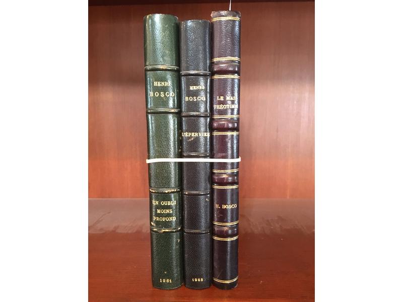 [EDITIONS ORIGINALES] - BOSCO (H.): 3 vol....