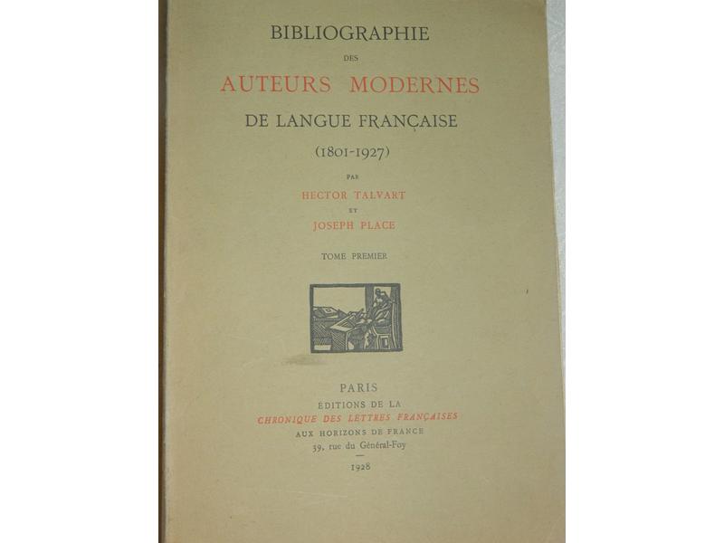 TALVART et PLCA, Bibliographie des auteurs...