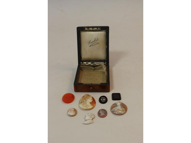 PETIT LOT DE CAMEES sur agate.
